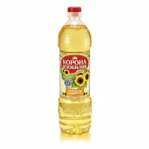 КORONA IZOBILIJA saulespuķu eļļa, rafinēta, dezodorēta, 970 ml